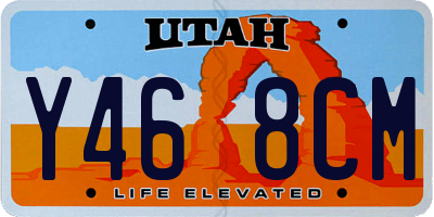 UT license plate Y468CM