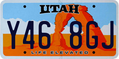 UT license plate Y468GJ
