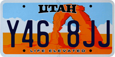 UT license plate Y468JJ