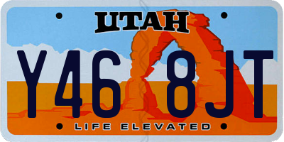 UT license plate Y468JT