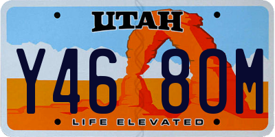 UT license plate Y468OM