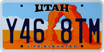 UT license plate Y468TM