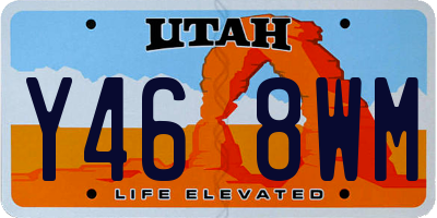 UT license plate Y468WM