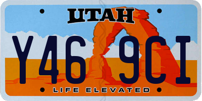 UT license plate Y469CI