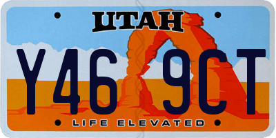 UT license plate Y469CT