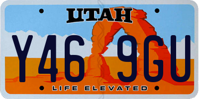 UT license plate Y469GU