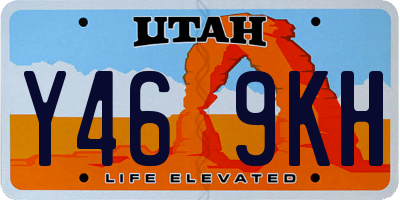 UT license plate Y469KH