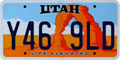 UT license plate Y469LD
