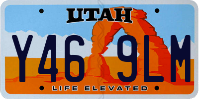 UT license plate Y469LM