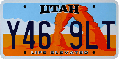 UT license plate Y469LT