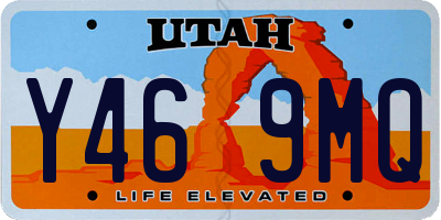 UT license plate Y469MQ