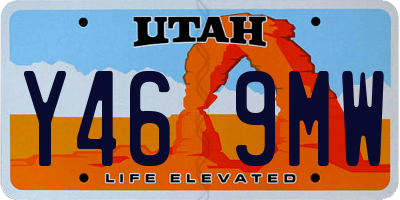 UT license plate Y469MW