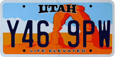 UT license plate Y469PW