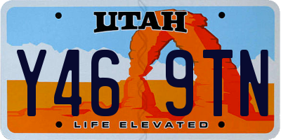 UT license plate Y469TN