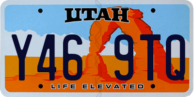 UT license plate Y469TQ