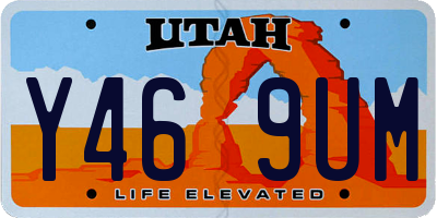 UT license plate Y469UM
