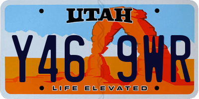 UT license plate Y469WR