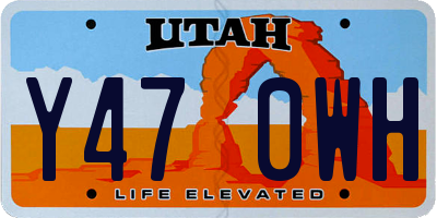 UT license plate Y470WH