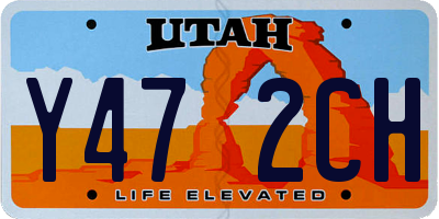 UT license plate Y472CH