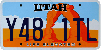 UT license plate Y481TL