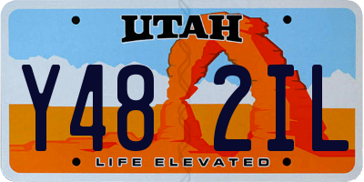 UT license plate Y482IL