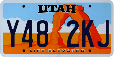 UT license plate Y482KJ