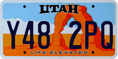 UT license plate Y482PQ