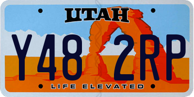 UT license plate Y482RP