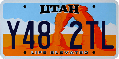 UT license plate Y482TL