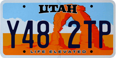UT license plate Y482TP
