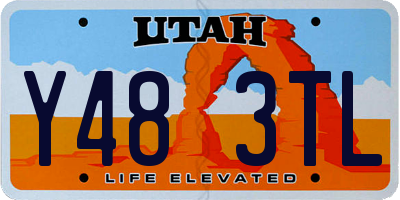 UT license plate Y483TL