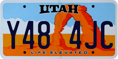 UT license plate Y484JC
