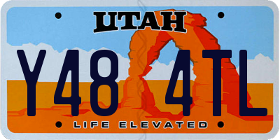 UT license plate Y484TL
