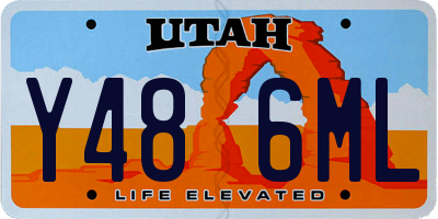 UT license plate Y486ML