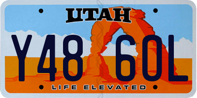 UT license plate Y486OL