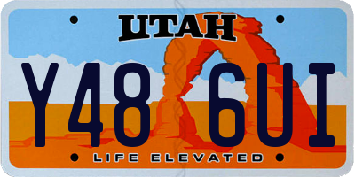UT license plate Y486UI