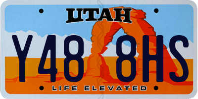 UT license plate Y488HS