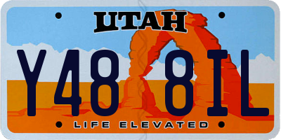 UT license plate Y488IL