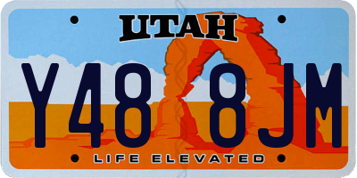 UT license plate Y488JM