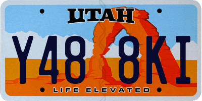 UT license plate Y488KI