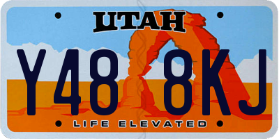 UT license plate Y488KJ