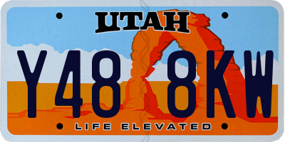 UT license plate Y488KW