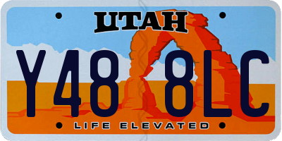 UT license plate Y488LC