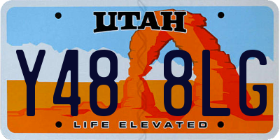 UT license plate Y488LG