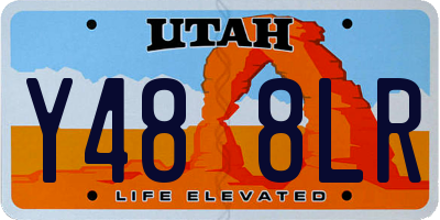 UT license plate Y488LR
