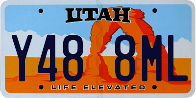 UT license plate Y488ML