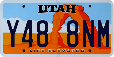 UT license plate Y488NM