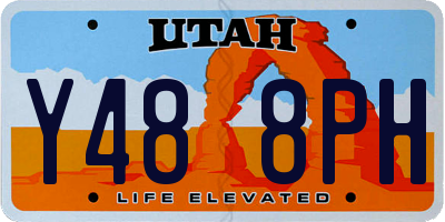 UT license plate Y488PH