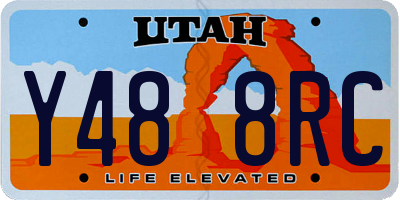 UT license plate Y488RC