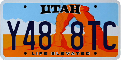UT license plate Y488TC